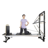 Machine de Pilates compacte en aluminium MJD, conçue pour les salons commerciaux, idéale pour les studios de Pilates locaux et les projets de grande envergure