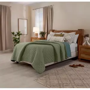 Edredón Acolchado KIORLIA'S 180x235 cm Azul Claro Poliéster para Todas las Temporadas - Product Image 5