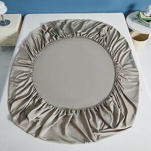 Nuovo Lenzuolo con Angoli in Seta Ghiacciata Lavata ad Acqua 100TC per Tutte le Stagioni, Tinta Unita, Serie Modern Dream Home, Singolo Personalizzabile - Collezione 2026 - Product Image 6