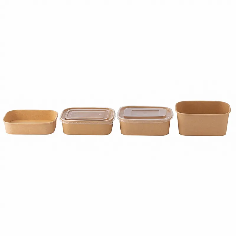 Rectangle Kraft Paper Food Container