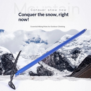 <span class=keywords><strong>Piccozza</strong></span> <span class=keywords><strong>da</strong></span> Ghiaccio Multifunzionale in Alluminio Leggero per Alpinisti e Arrampicata su Ghiaccio - Product Image 2