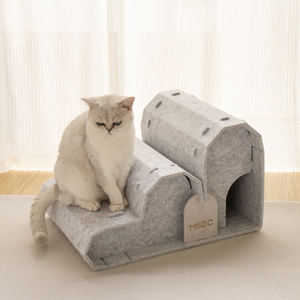 Rampe d'<span class=keywords><strong>escalier</strong></span> <span class=keywords><strong>pour</strong></span> chiens en feutre à motifs de fleurs originales <span class=keywords><strong>pour</strong></span> chats et chiens Maisons <span class=keywords><strong>pour</strong></span> animaux de compagnie <span class=keywords><strong>pour</strong></span> lits <span class=keywords><strong>pour</strong></span> chats - Product Image 4