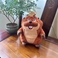 En stock, Novedad transfronteriza: Hoppers King George Peluche de Lisko Transformable en Peluche de Lizard Verde, de Algodón PP