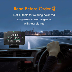 Vjoy xe 2.8 ''hd hiển thị đa chức năng OBDII Gauge Lufi-X1 với turbo Áp lực hoạt động trên hầu hết các 2006 và New OBD2 xe - Product Image 4