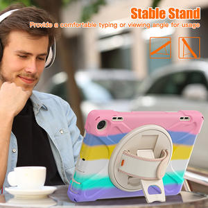 Étui pour tablette avec protecteur d'écran pour <span class=keywords><strong>Amazon</strong></span> Fire HD 8 2024 13e génération Housse de protection antidérapante et antichoc - Product Image 6