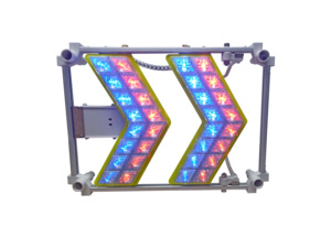 Tablero de <span class=keywords><strong>Flechas</strong></span> LED Portátil con Batería, Carcasa Metálica, Clasificación IP66, Reflectante Prismático de Alta Intensidad para Tráfico Temporal - Product Image 2