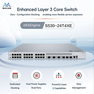 Switch HUA WEI S530-24T4XE: 24 Puertos 10/100/1000Base-T + 4 Puertos 10GE, para Redes Empresariales y de Monitoreo - Product Image 1