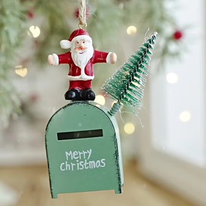 Decoración del árbol <span class=keywords><strong>de</strong></span> <span class=keywords><strong>Navidad</strong></span> Letras a Santa Vintage <span class=keywords><strong>Navidad</strong></span> Santa <span class=keywords><strong>buzón</strong></span> Adornos para árboles <span class=keywords><strong>de</strong></span> <span class=keywords><strong>Navidad</strong></span> Mini <span class=keywords><strong>Buzón</strong></span> <span class=keywords><strong>de</strong></span> <span class=keywords><strong>Navidad</strong></span> <span class=keywords><strong>de</strong></span> metal - Product Image 2