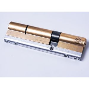 Tùy chỉnh Euro hồ sơ rắn <span class=keywords><strong>brass</strong></span> xi lanh Lỗ mộng khóa cửa với 60 mét Backset và 3 phím có tính năng thép chùm - Product Image 4