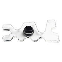 Support de queue de billard en acrylique transparent Moosehead Heads, accessoire pour billard américain et billard de table