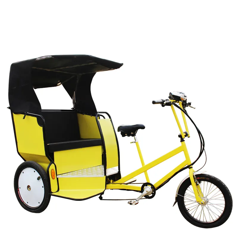 2022 T02 Pedicab Rikscha 3 Rad motorisiert benutzer definierte bunte elektrische Pedal Taxi Fahrrad Dreirad Preis