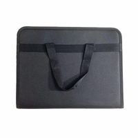 Sac fourre-tout portable pour documents, ignifuge et écologique, avec fermeture éclair, style suspendu, pour affaires, dossier accordéon extensible