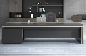 Bàn điều hành máy tính truyền thống bàn văn phòng bằng gỗ Bàn văn phòng không có formaldehyd - Product Image 5