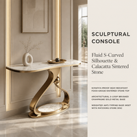 Console d'entrée moderne de luxe avec éclairage, meuble mural étroit minimaliste italien pour hôtels et salons