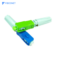 Conector Óptico Rápido SC APC UPC para Montaje en Campo de Fibra FTTH FTTX FTTB para Comunicación en Red