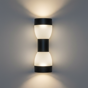 Lampada da parete a LED di lusso moderno per la decorazione per la casa 220V caldo bianco CCT per la camera da letto all'aperto Hotel Custom imballaggio in metallo di vetro - Product Image 1