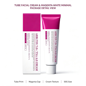 Crème Visage à l'Arbutine et à l'Acide Tranexamique (TXA) – Texture Légère, Améliore le Teint Terne, Unifie le Teint, Soin Quotidien Doux pour un Teint Éclatant – Marque Privée OEM - Product Image 2