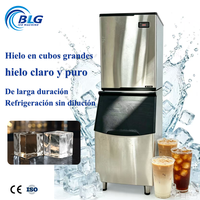 Machine à glaçons professionnelle BLG de grande capacité, production quotidienne de 40 kg, 50 kg, 80 kg, 200 kg, 400 kg, machine à glaçons commerciale pour bar à cocktails