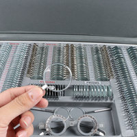 Juego de 266 Lentes de Prueba con Anillo Metálico y Caja de Aluminio para Equipos de Prueba
