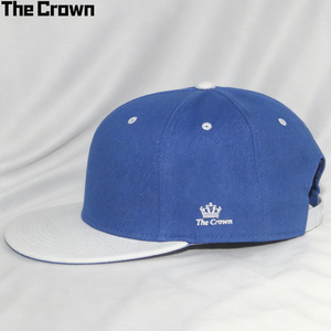 Custom Logo 6 Panel Two Tone <b>Flat</b> Brim Cap Wholesale Bulk Single Row Snapback Embroidery <b>Hat</b> Manufacturer - Product Image 3