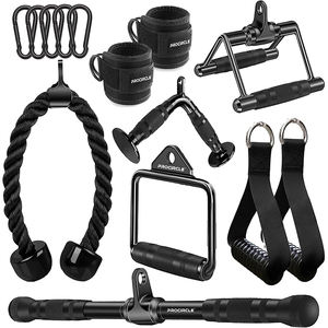 ProCircle Solid Steel Kabelmachine Accessoires Triceps Pull Down <span class=keywords><strong>Attachment</strong></span> Kabel Accessoires voor Gym Gewicht Fitness - Product Image 1