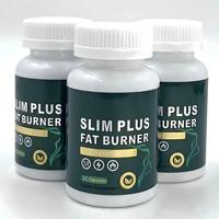 Capsules Slim Plus Brûle-Graisses, Aide Naturelle à la Détoxification et à la Digestion, Stimule l'Énergie, Gestion du Poids, 30 Capsules, Non Destiné aux Femmes Enceintes