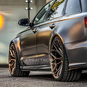 Roue forgée personnalisée monobloc <span class=keywords><strong>1</strong></span> pièce XL Concave profonde Bronze satiné 5x120 5x112 5x114.3 Jante <span class=keywords><strong>17</strong></span>-24 <span class=keywords><strong>pouces</strong></span> - Product Image 4