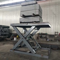 Plateforme élévatrice à ciseaux télescopique hydraulique fixe, capacité de charge 10, 5 et 3 tonnes, télécommande électrique, personnalisée en usine en Chine