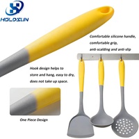 Cuillère à spaghetti en silicone résistante à la chaleur, antiadhésive, de qualité alimentaire, couleur personnalisée, pour servir et cuisiner en cuisine