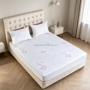 Protector <span class=keywords><strong>de</strong></span> Colchón <span class=keywords><strong>de</strong></span> Fábrica China a <span class=keywords><strong>Precio</strong></span> Económico, con Infusión <span class=keywords><strong>de</strong></span> Lavanda, Absorbente, Ajustable, para Colchones Queen <span class=keywords><strong>de</strong></span> 15 Pulgadas <span class=keywords><strong>de</strong></span> Profundidad - Product Image 1