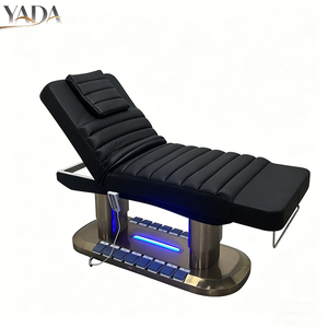 Lettino da Massaggio Elettrico Regolabile in Altezza 68-91CM con Controlli Laterali, Funzione di Inclinazione Completa, Tavolo da Massaggio per Salone e Spa con Luce - Product Image 5