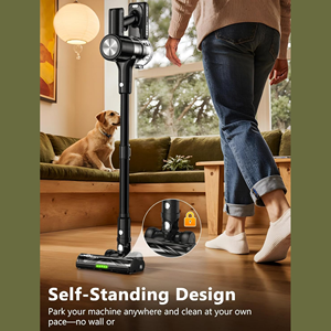 Aspirateurs pour la maison et l'hôtel, rechargeables, batterie 2500 mAh, anti-emmêlement, chargement <span class=keywords><strong>mural</strong></span>, surface sèche, filtre HEPA, poils d'animaux - Product Image 2