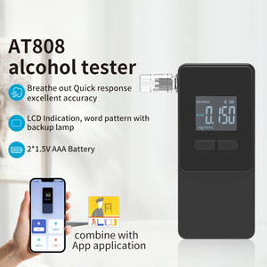 Chuyên nghiệp điều khiển breathalyzer App gas xách tay Detector Tester rượu tế bào nhiên liệu breathalyzer khí chuyên nghiệp Máy phân tích - Product Image 2