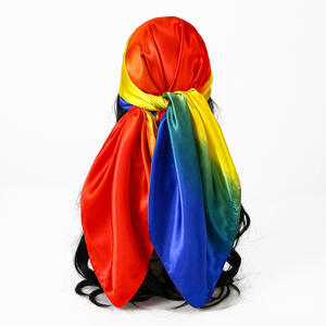 HZM-61220 Grand <span class=keywords><strong>foulard</strong></span> en <span class=keywords><strong>satin</strong></span> pour femmes, <span class=keywords><strong>foulard</strong></span> en soie pour <span class=keywords><strong>cheveux</strong></span>, couleur unie, bandana pour <span class=keywords><strong>cheveux</strong></span>, pour la <span class=keywords><strong>nuit</strong></span>, enveloppement de <span class=keywords><strong>cheveux</strong></span> pour dormir - Product Image 2