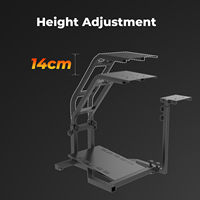 Support de volant de course pliable amélioré avec garantie d'un an et support technique en anglais pour PXN/Thrustmaster/Logitech G29 G27 G920 G923 T300RS T128X