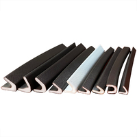 Cinta de Sellado Autoadhesiva de Espuma de PU, Impermeable, Resistente a la Intemperie, Fácil de Cortar e Instalar, para Puertas de Seguridad, Insonorizante
