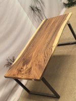 Plateau de table à manger en bois de raintree massif à bords naturels de qualité supérieure pour la maison, l'hôtel, l'entrepôt, l'atelier, la villa, les meubles