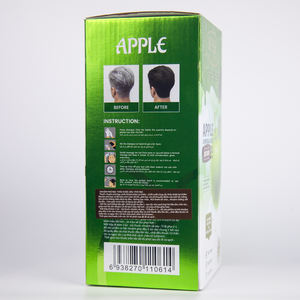 Tinte para el Cabello al por Mayor OEM, <span class=keywords><strong>Cubre</strong></span> las <span class=keywords><strong>Canas</strong></span>, 100% Color de Cabello Natural a Base de Manzana, Tinte Instantáneo para el Cabello Negro - Product Image 3