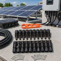 Connecteur solaire photovoltaïque monophasé 1500V avec joint d'étanchéité, connecteur de batterie PV