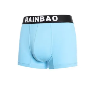 Fábrica diretamente modal fibra algodão macio respirável cueca boxer cuecas para homens