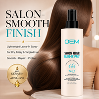 Spray Protector de Calor y Desenredante para el Cabello, Reparación Suave sin Enjuague, Suministro de Fábrica para Distribuidores de Marca Privada y Fabricantes OEM