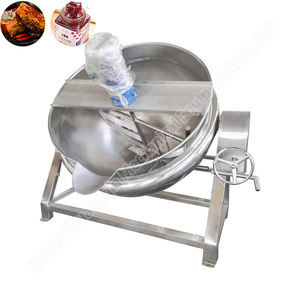 Bouilloire de cuisson à vapeur avec agitateur Bouilloire chemisée 100l - Product Image 1