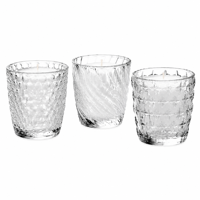 Support de bougie chauffe-plat en verre transparent à base lourde, motif gravé, pour décoration intérieure et cadeau