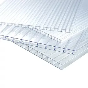 Hochwertige 8mm 10mm 12mm 14mm 16mm drei schicht ige mehrwandige Kunststoff-Gewächshaus-PC-Hohl-Polycarbonat platte für Schilder