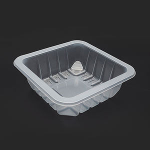 Barquettes carrées en plastique PP de qualité alimentaire jetables pour l'emballage de produits traiteur et d'aliments prêts à consommer, personnalisables - Product Image 5