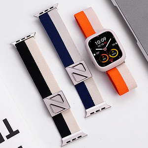 Correa de Reloj Magnética de Nailon Tejido con Hebilla en Z Ajustable, Compatible con Relojes Inteligentes Serie 11 - Product Image 2