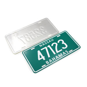 Fabricantes personalizados Diseño personalizado Hojas de plástico Matrícula 3D Motocicleta Matrícula de <span class=keywords><strong>coche</strong></span> - Product Image 4