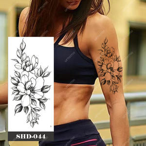 Di piccole dimensioni rosa fiori e <span class=keywords><strong>farfalla</strong></span> tatuaggi temporanei 3D Design Body Art Factory fornito per piccole aree - Product Image 4
