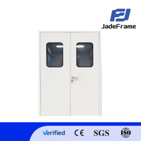 Puerta Hermética Automática Certificada CE GMP para Quirófanos de Hospitales y Salas de Cirugía