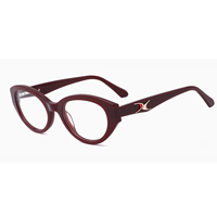 Lunettes optiques œil-de-chat vintage pour femme, faites à la main en acétate, de haute qualité, solides et élégantes, avec charnière à ressort, modèle 6660A